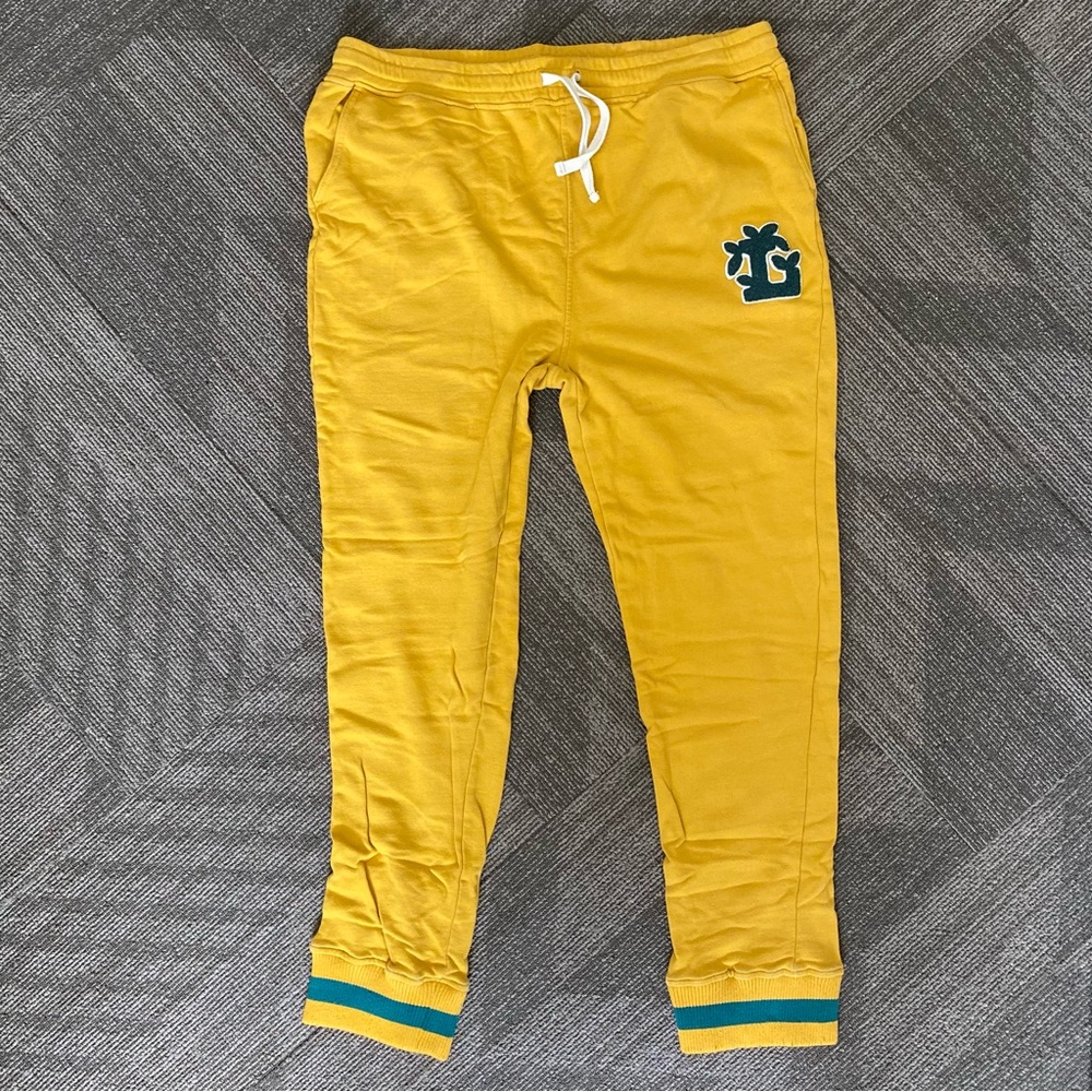 LRG Always On The Grow SweatPants- XL-Golden Spice retro track pants